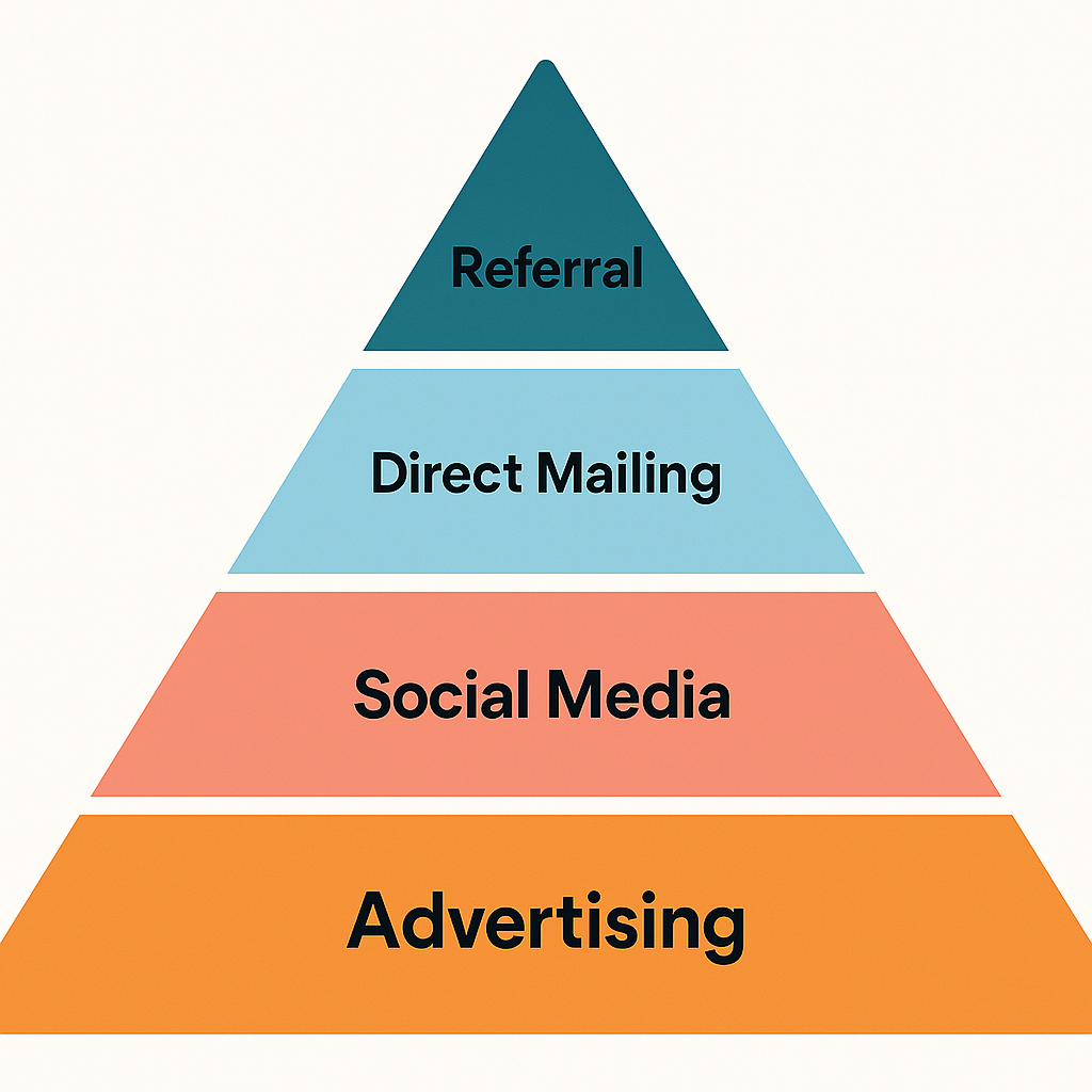 The Marketing Pyramid: From Easy & Low-Impact to Tough &&nbsp;Transformative